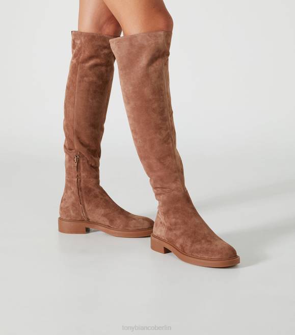 kniehohe Stiefel| de Tony Bianco Frauen Lange Stiefel von Chasey Sattelwildleder 4624419